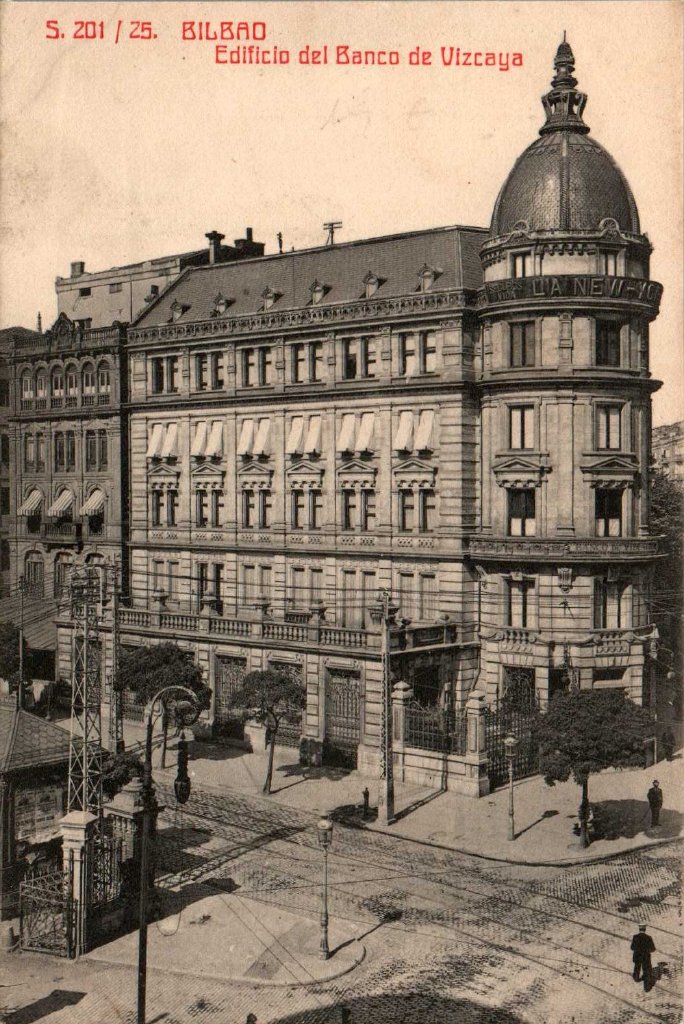 Pais Vasco Bilbao Edificio Banco De Vizcaya Postal Antigua Ebay